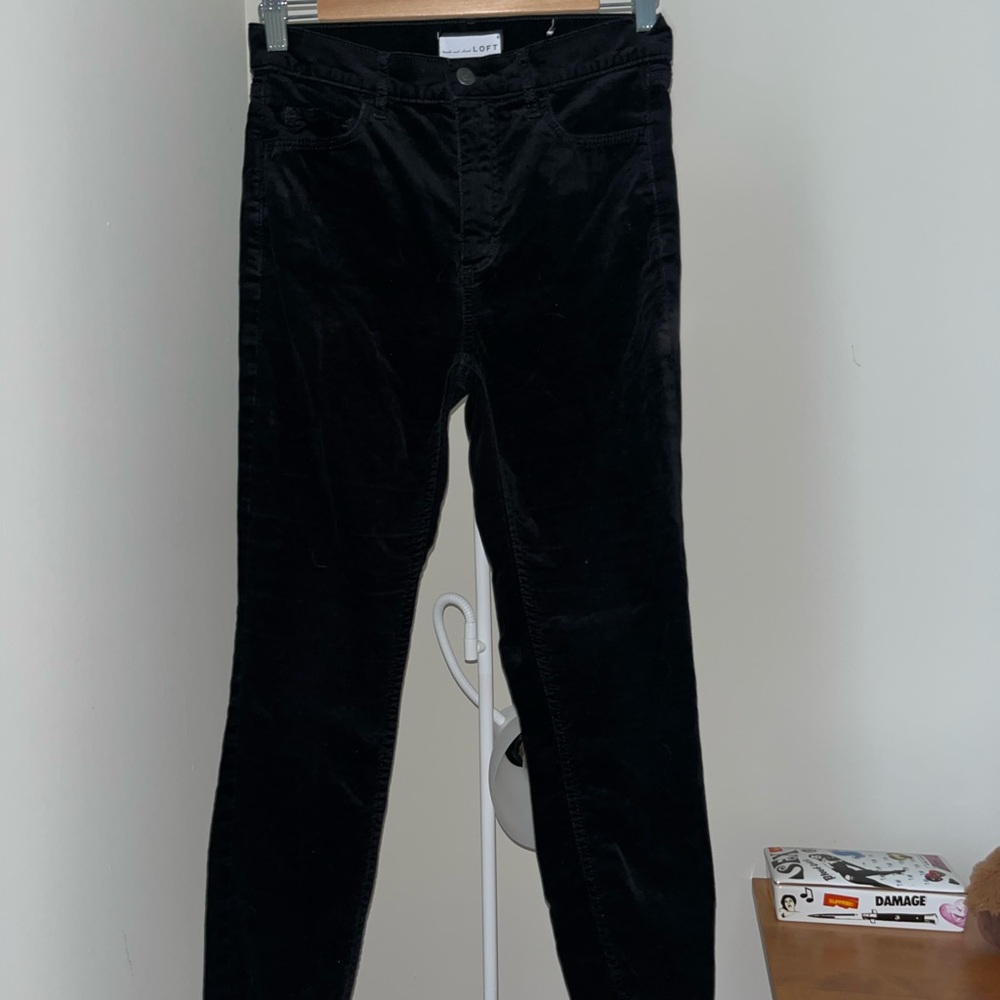 LOFT Black Cashmere Trousers Size27